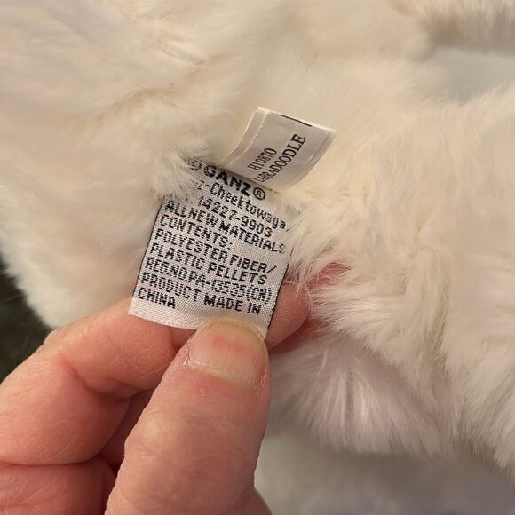 Ganz Labradoodle White Fluffy Dog Plush. Size 12” - Picture 10 of 11